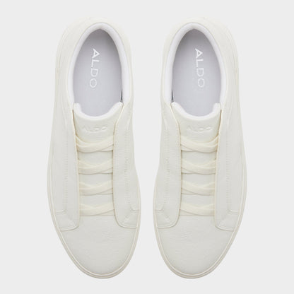 Carlson in White - Slip-on sneaker, Cup sole - White