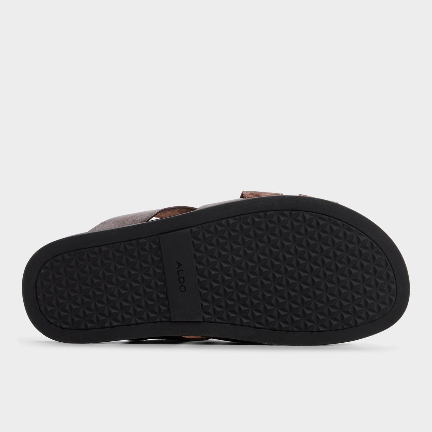 Florian in Dark Brown - Slide sandal - Dark brown