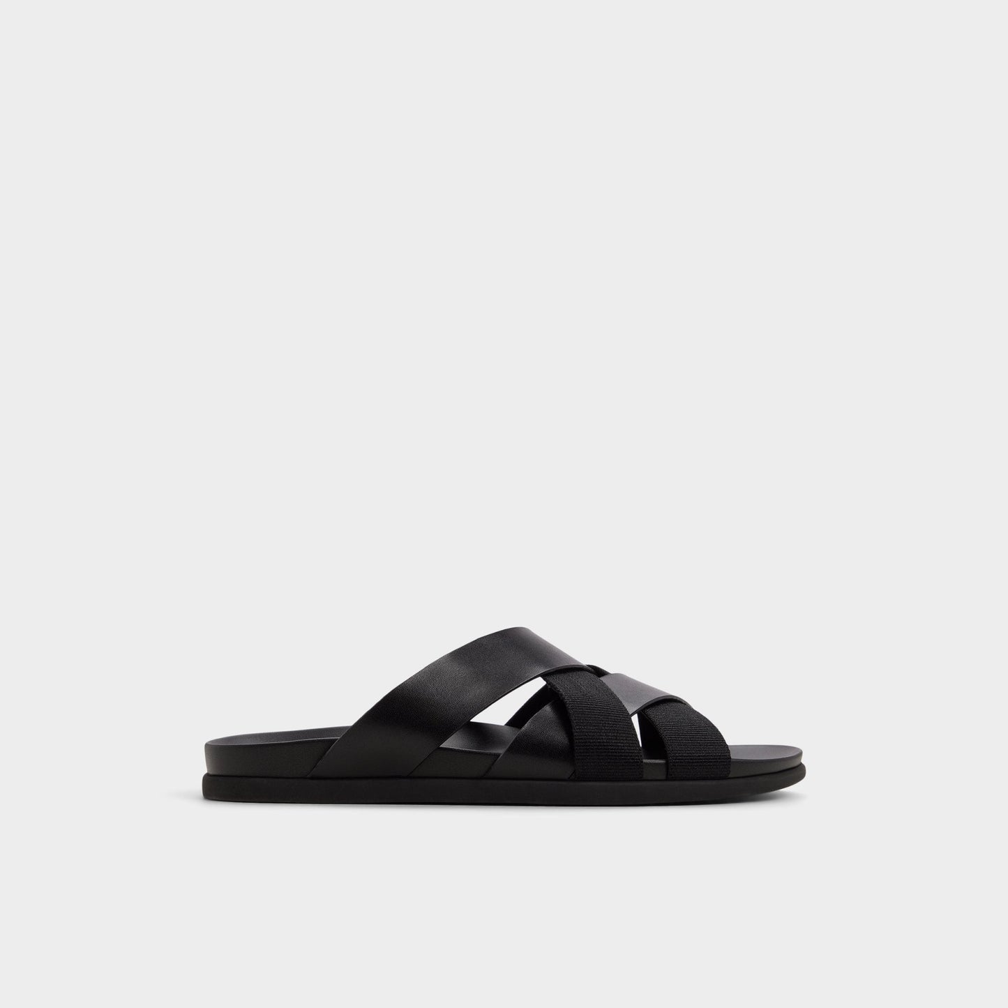 Florian in Black - Slide sandal - Black