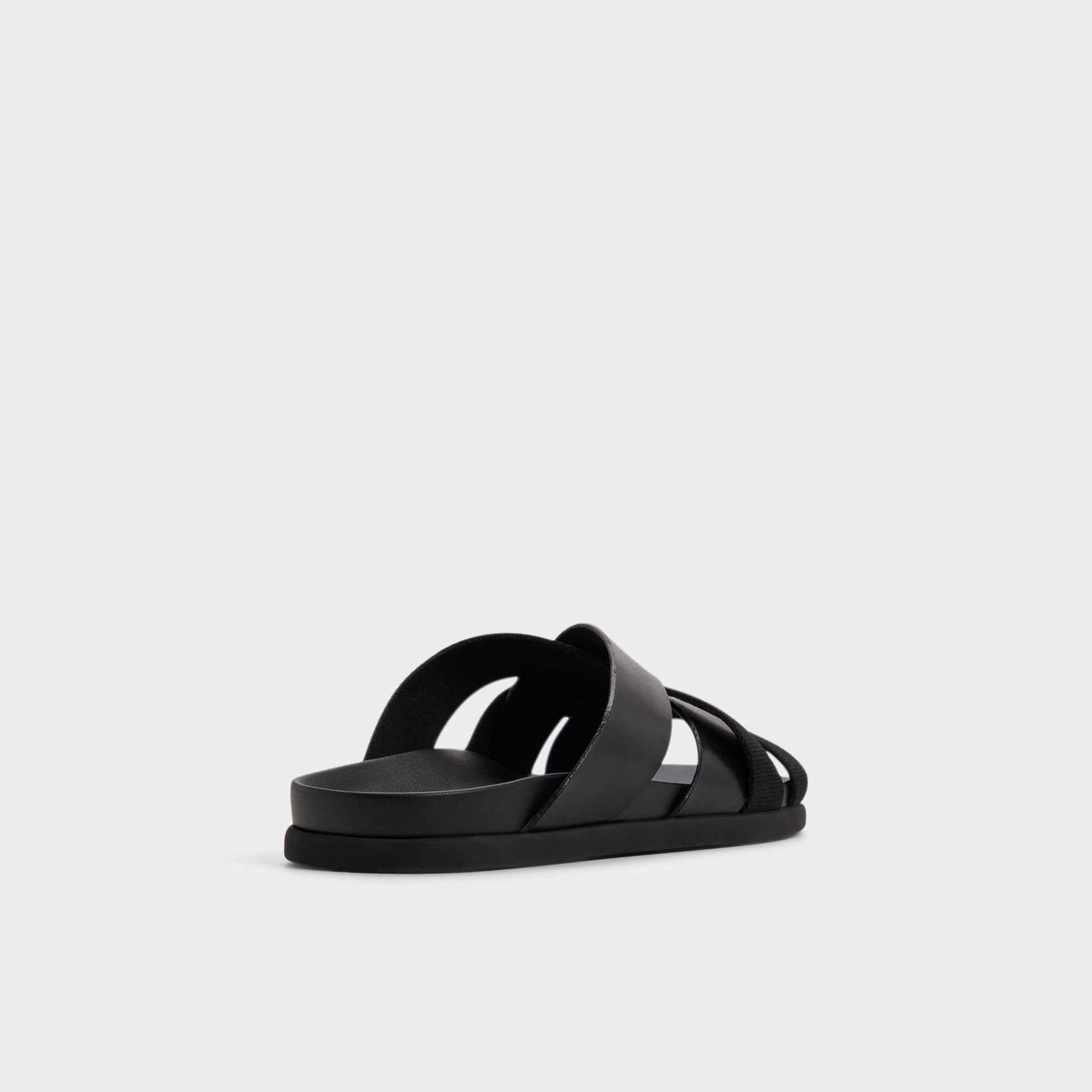 Florian in Black - Slide sandal - Black