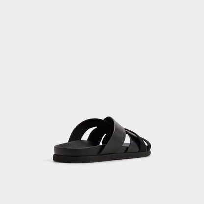 Florian in Black - Slide sandal - Black