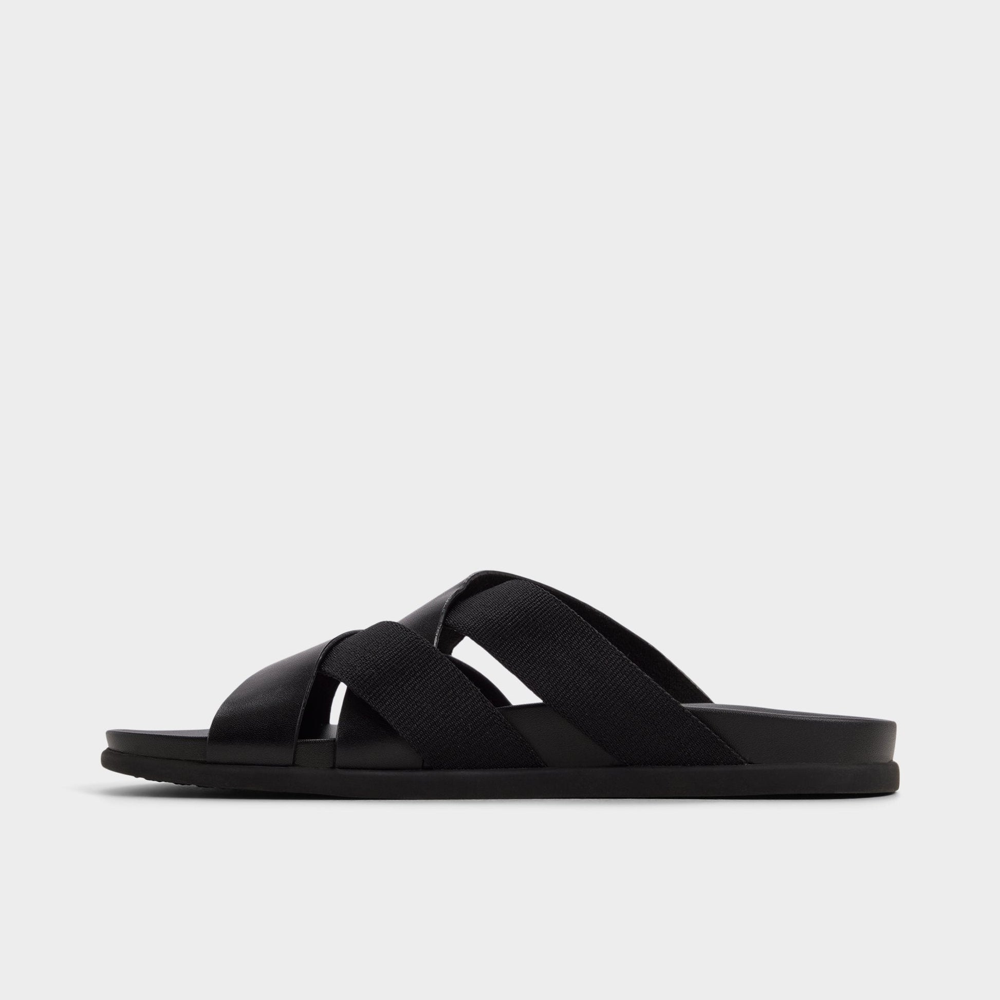 Florian in Black - Slide sandal - Black