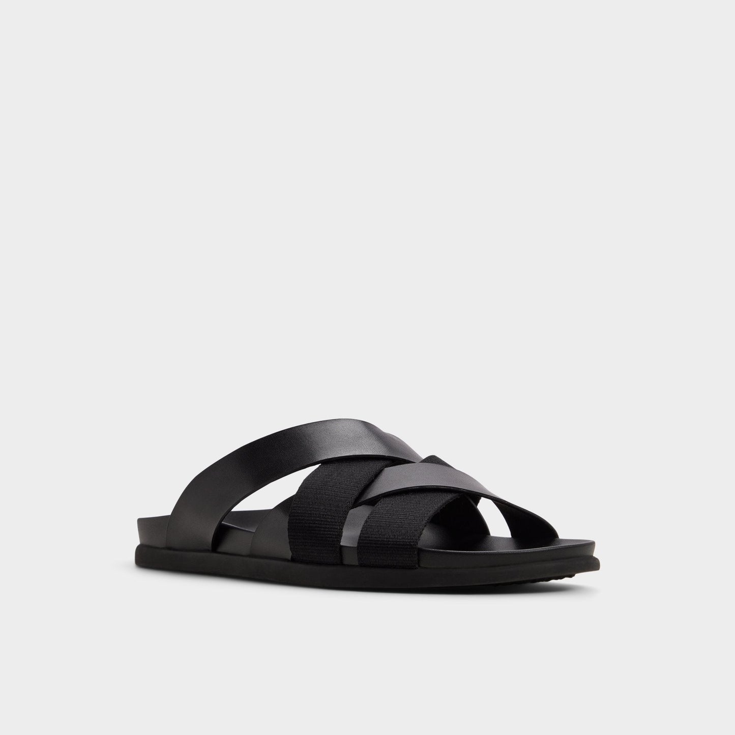 Florian in Black - Slide sandal - Black