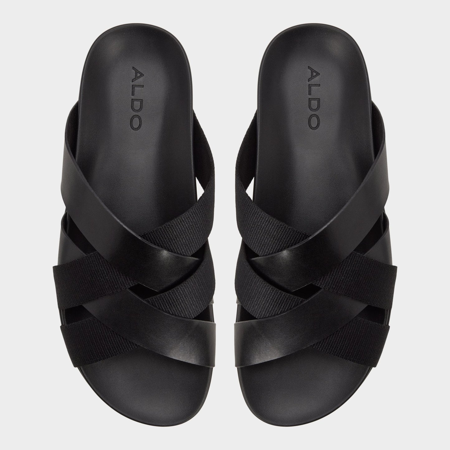 Florian in Black - Slide sandal - Black