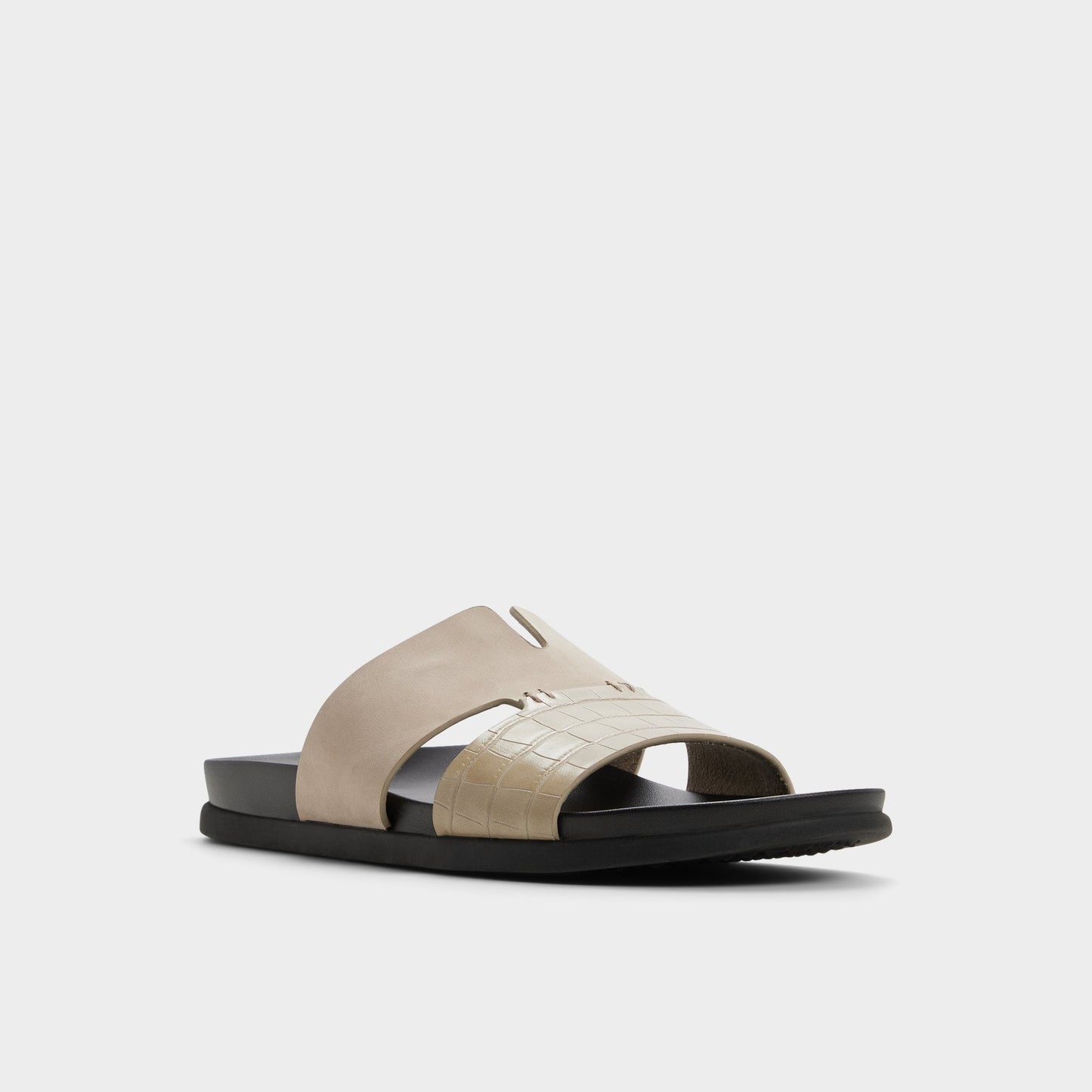 Marcelo in Taupe - Slide sandal - Taupe