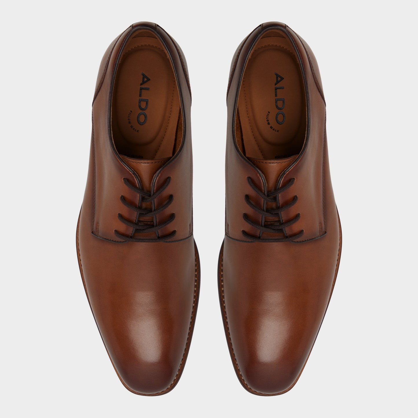 Allegro in Cognac - Oxford shoe - Cognac