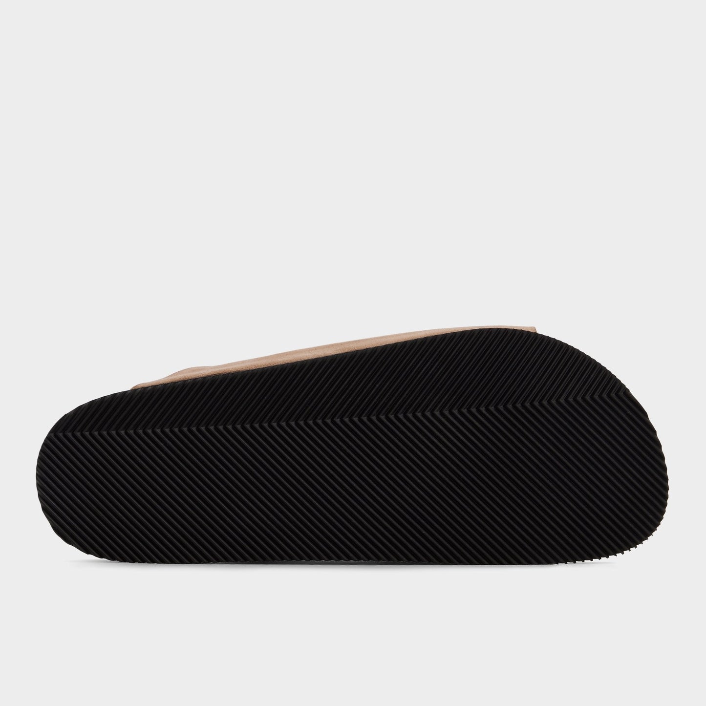 Agustin in Dark Beige - Slide sandal - Dark beige