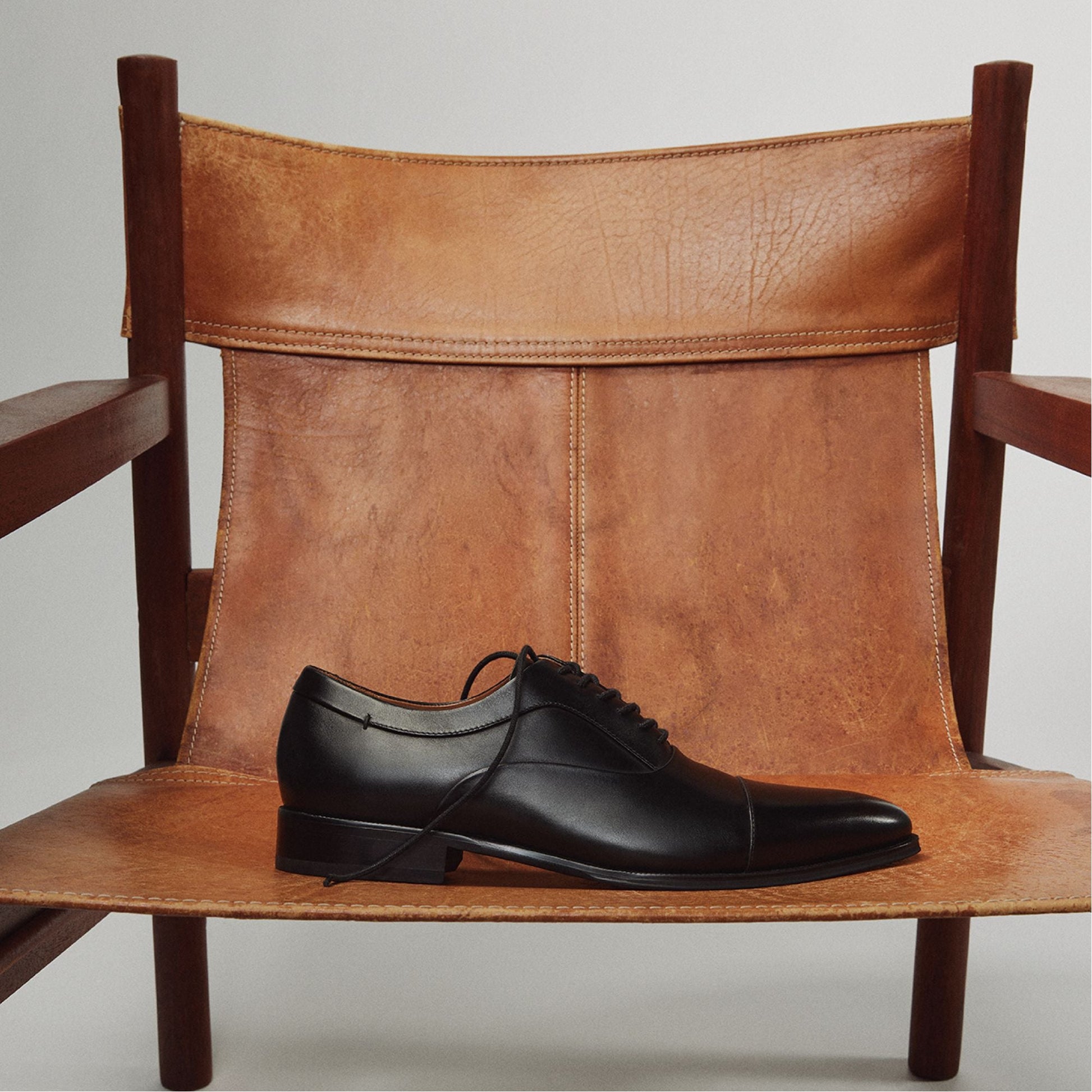 Osborne Black Men's Oxfords & Lace-ups - Oxford shoe - Black