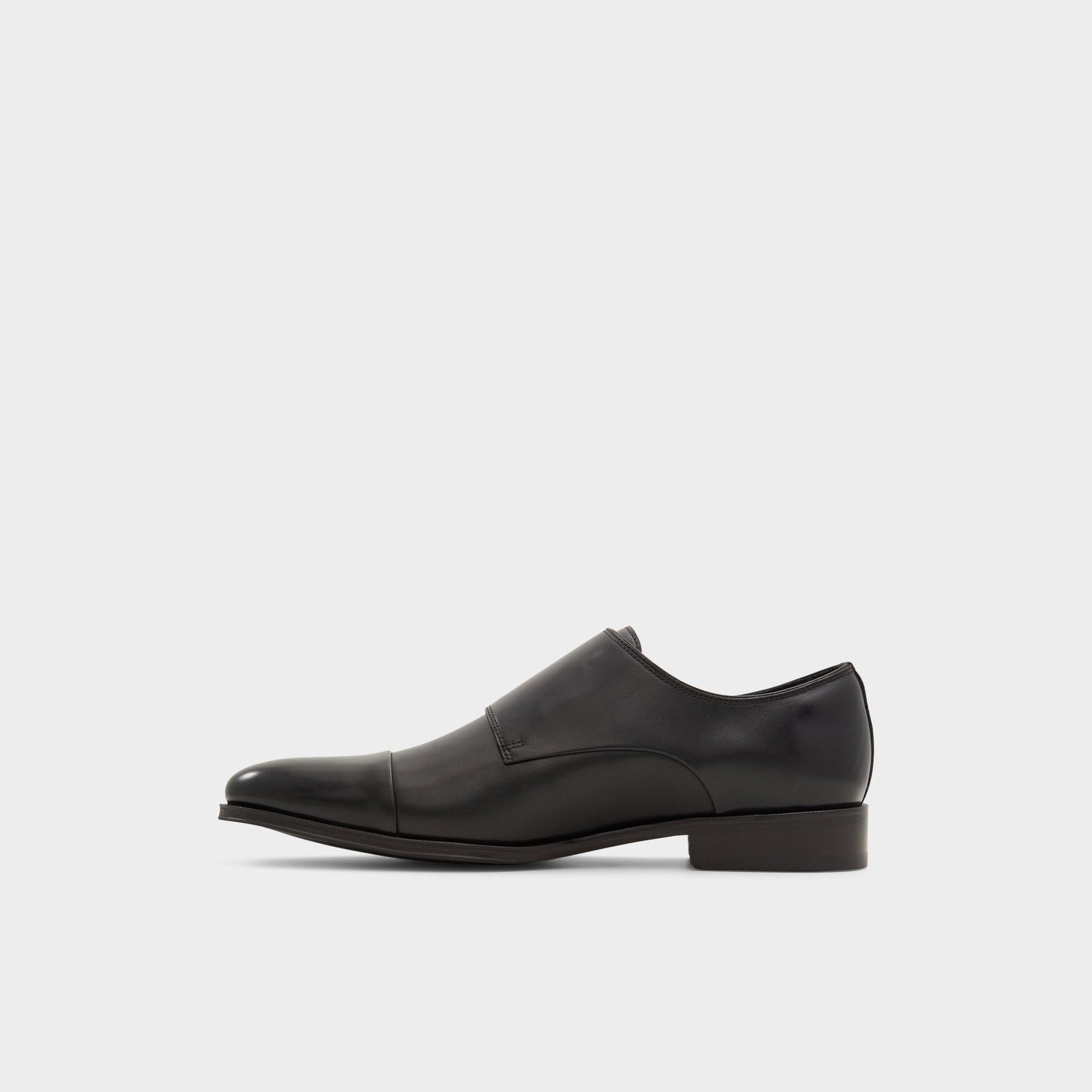Axwell Black Men's Dress Shoes - Monkstrap loafer - Black