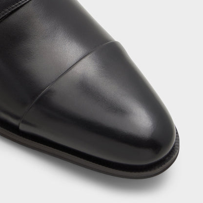 Axwell Black Men's Dress Shoes - Monkstrap loafer - Black