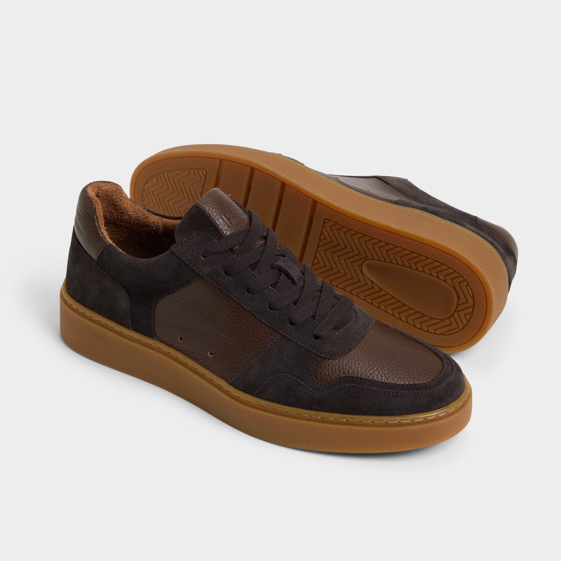 Montie Dark Brown Men's Low top - Low top sneaker, Cup sole - Dark Brown