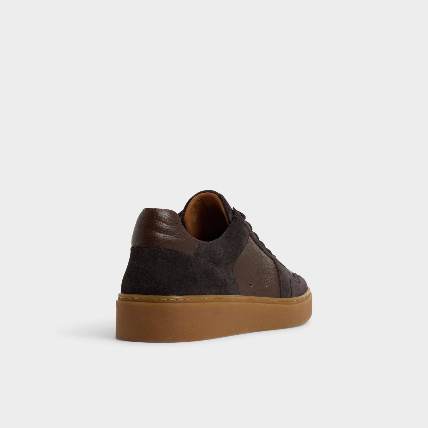 Montie Dark Brown Men's Low top - Low top sneaker, Cup sole - Dark Brown