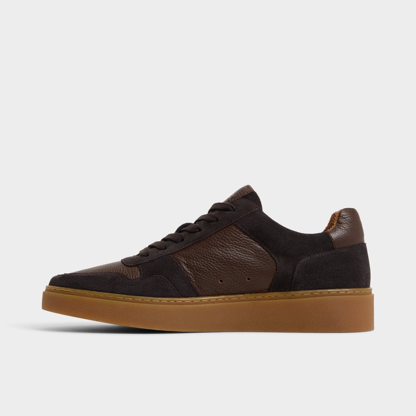 Montie Dark Brown Men's Low top - Low top sneaker, Cup sole - Dark Brown