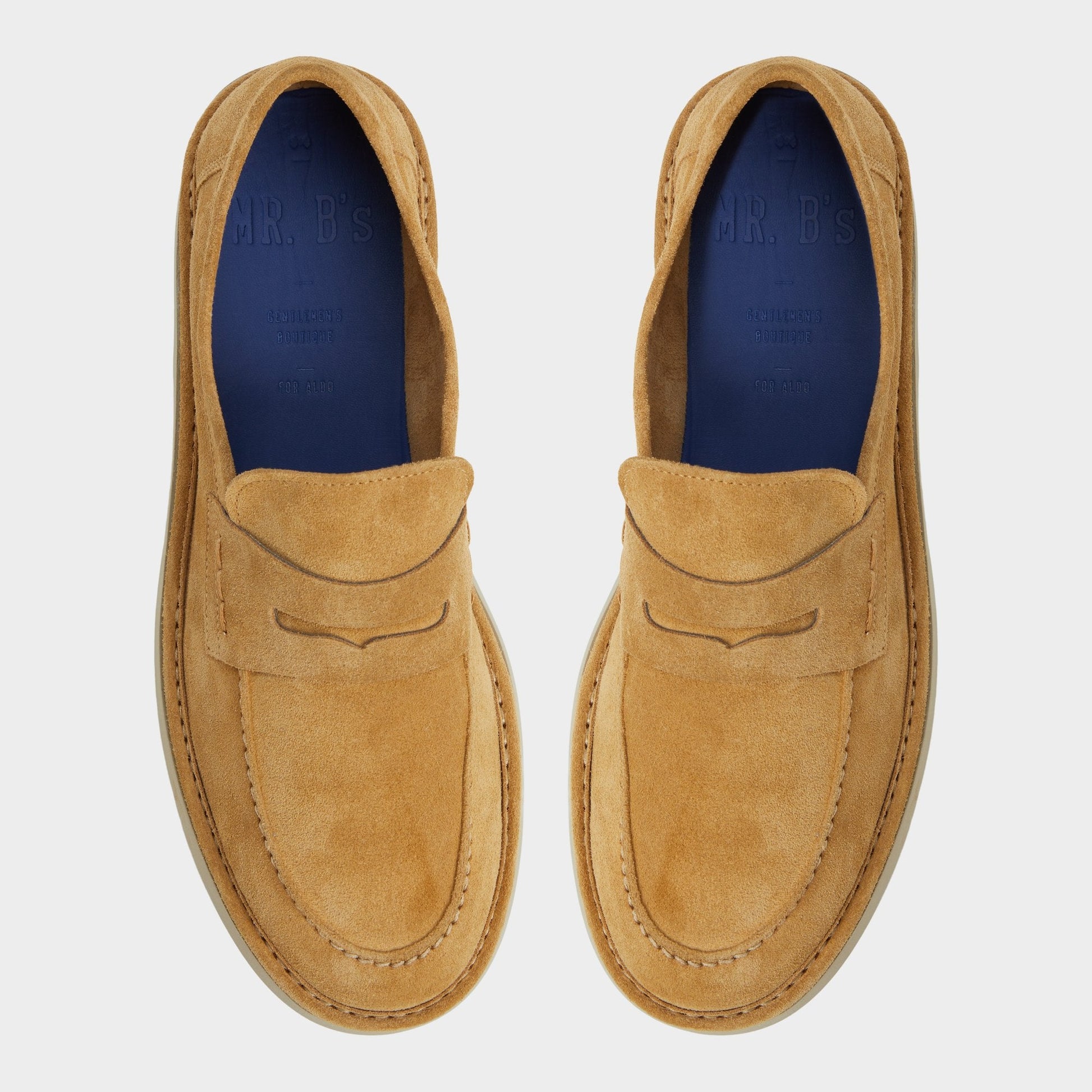 Iver Light Brown Men's Dress Shoes - Loafer - Light Brown