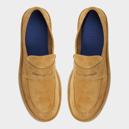 Iver Light Brown Men's Dress Shoes - Loafer - Light Brown