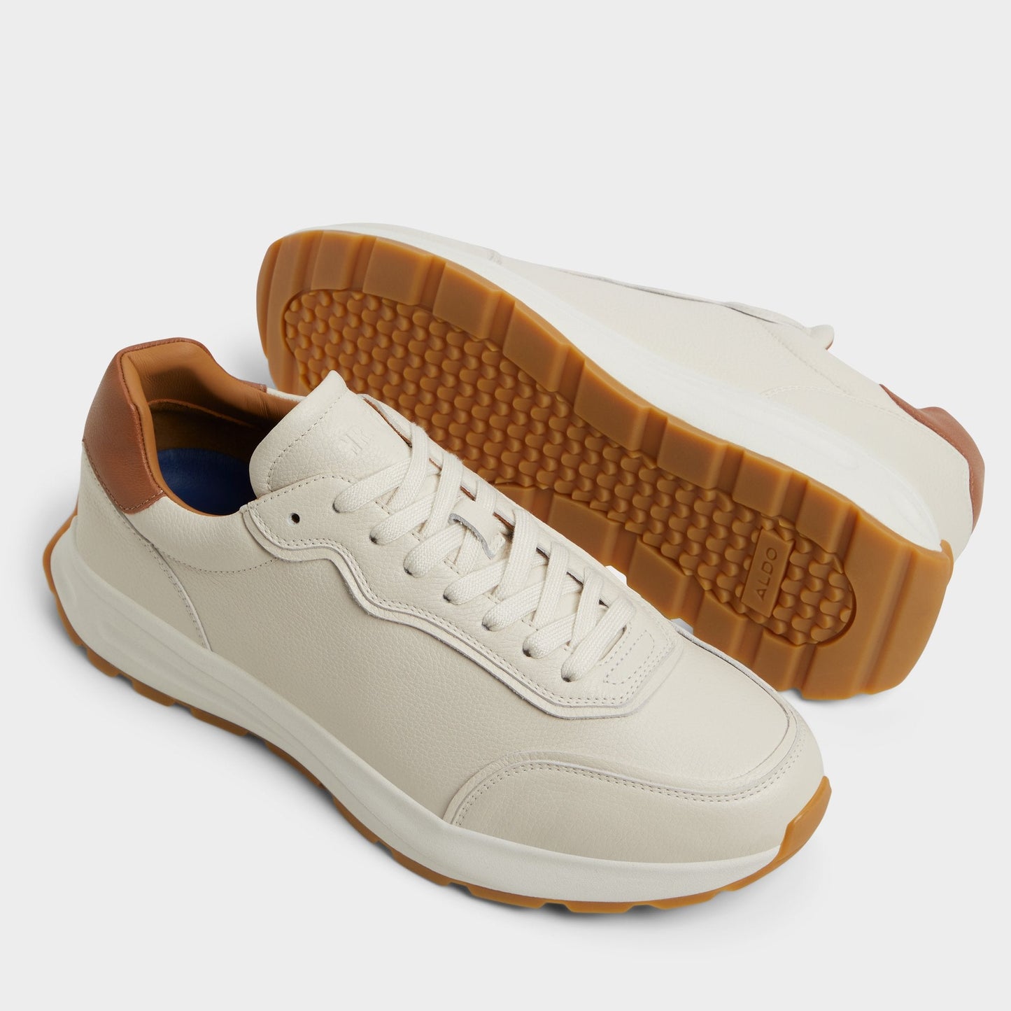 Alessio Ivory Men's Athletic sneakers - Jogger sneaker - Ivory