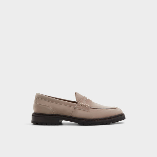 Aleris Brown Men's Dress Shoes - Loafer, Lug sole - Brown
