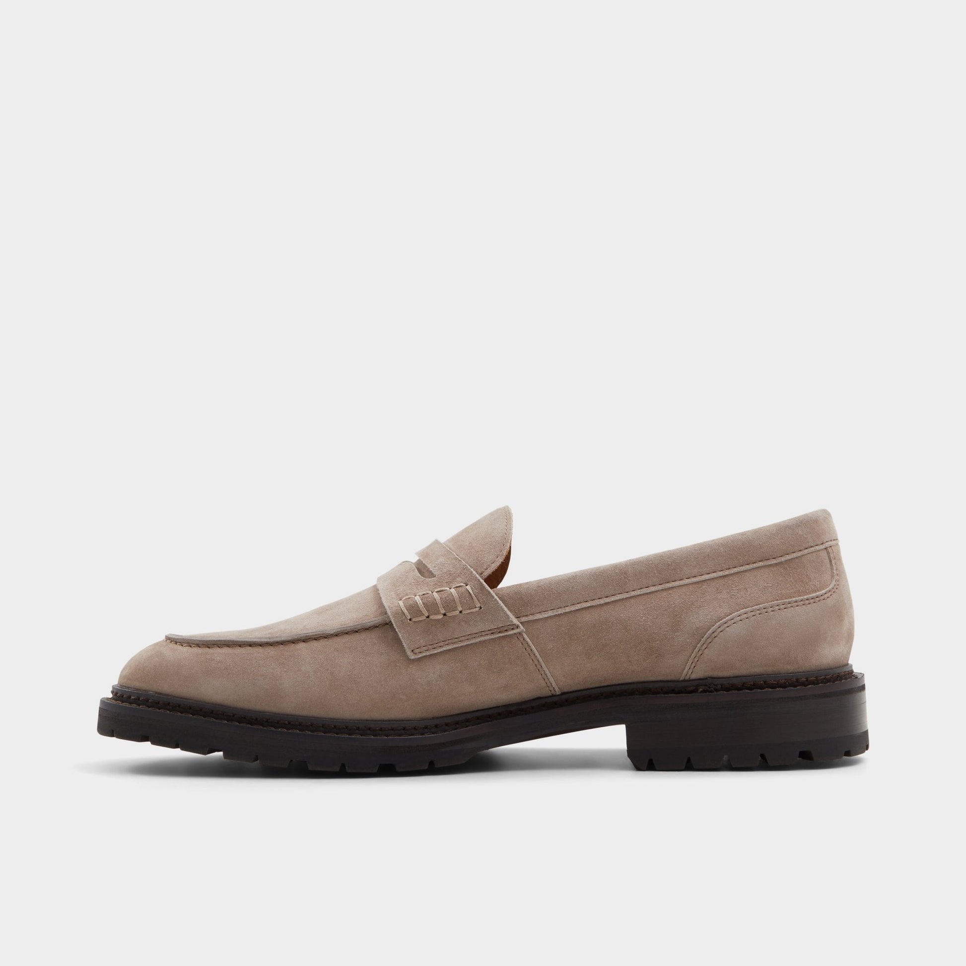 Aleris Brown Men's Dress Shoes - Loafer, Lug sole - Brown
