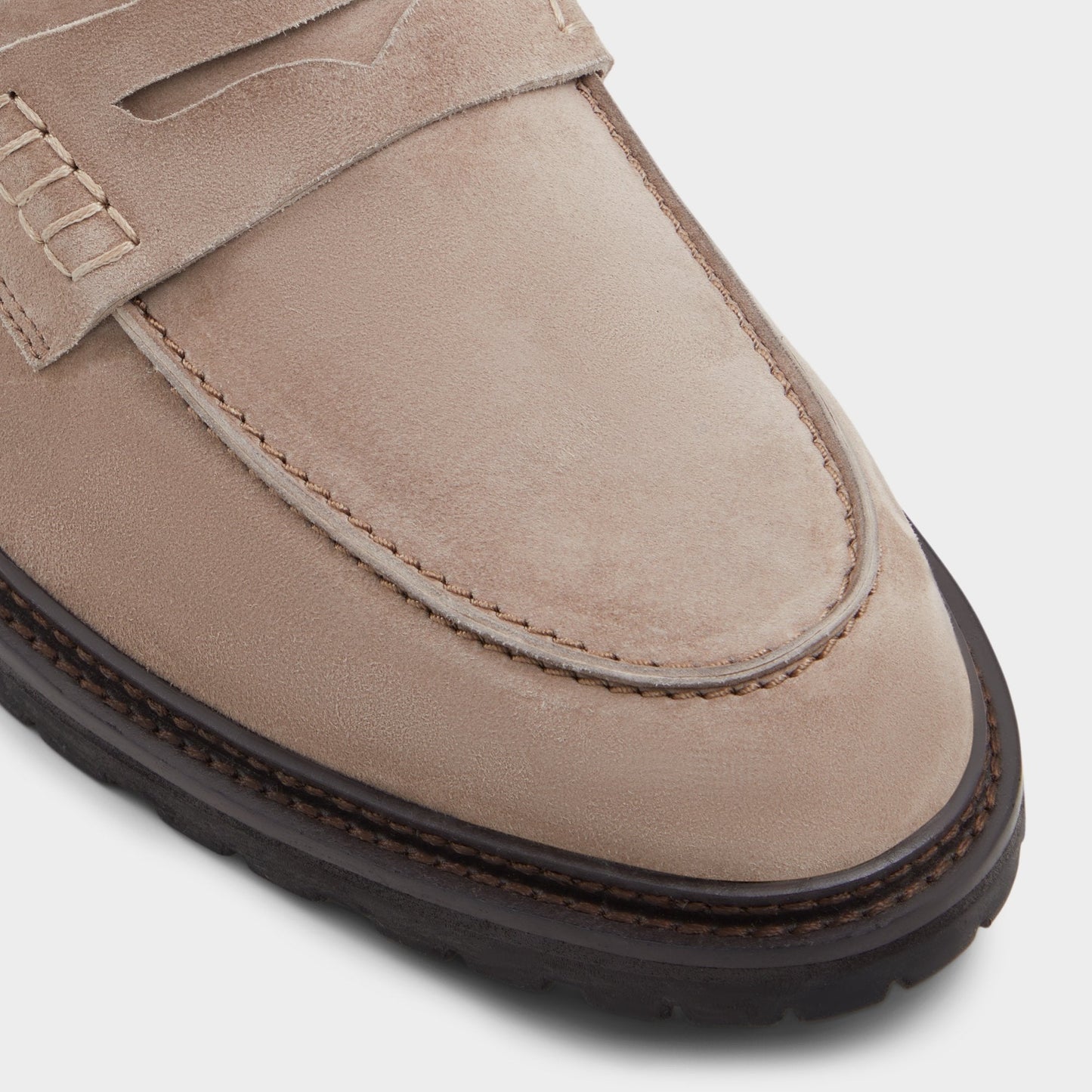 Aleris Brown Men's Dress Shoes - Loafer, Lug sole - Brown