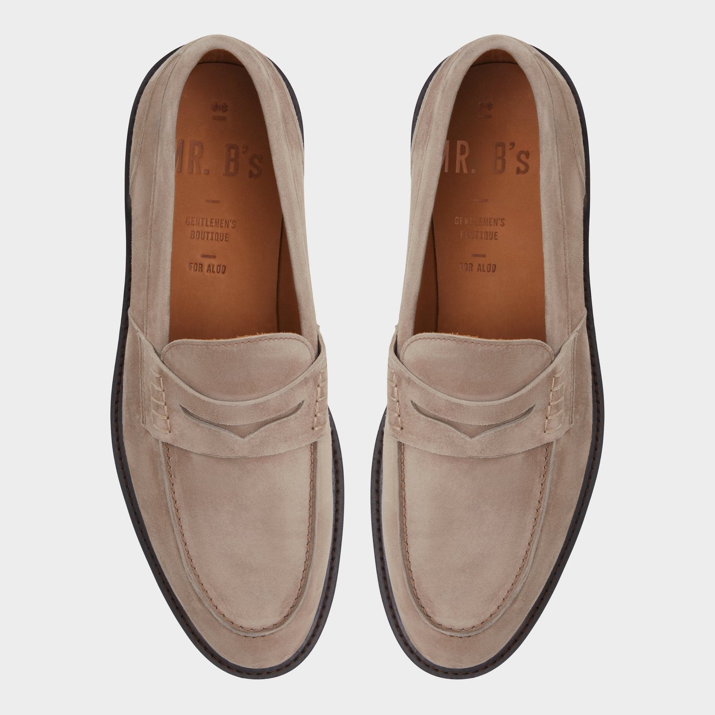 Aleris Brown Men's Dress Shoes - Loafer, Lug sole - Brown