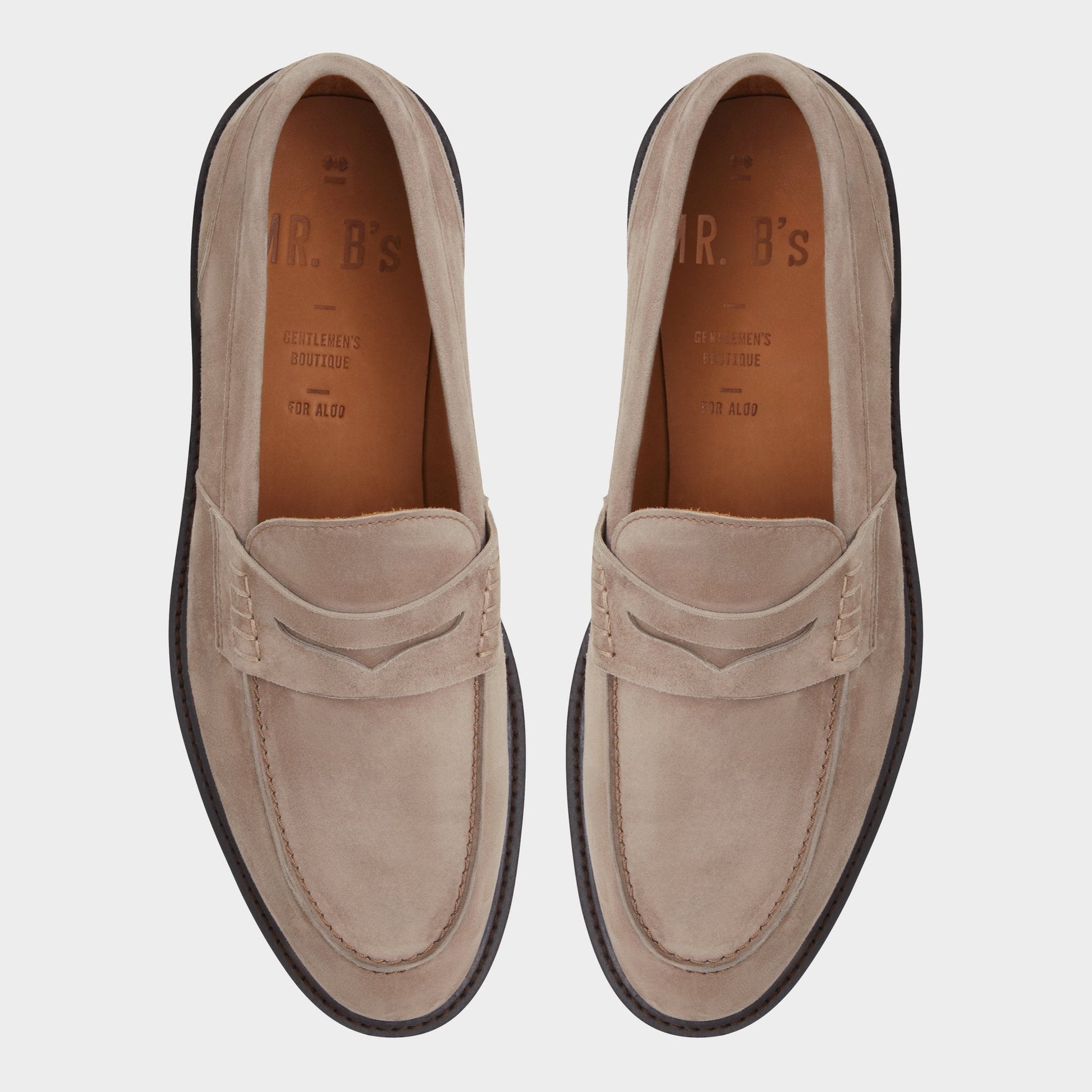 Aleris Brown Men's Dress Shoes - Loafer, Lug sole - Brown
