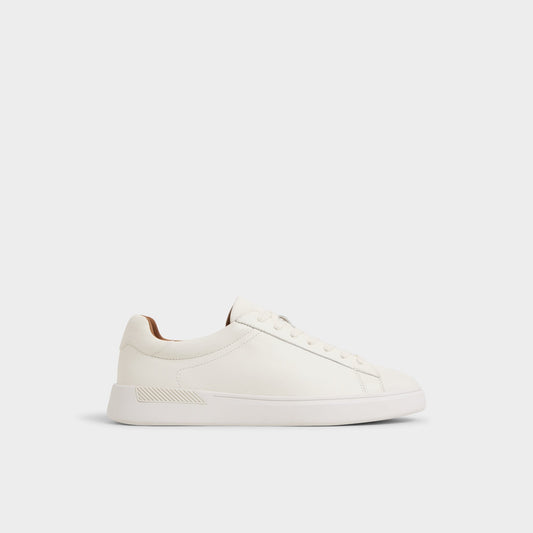 Seeger in White - Low top sneaker, Cup sole - White