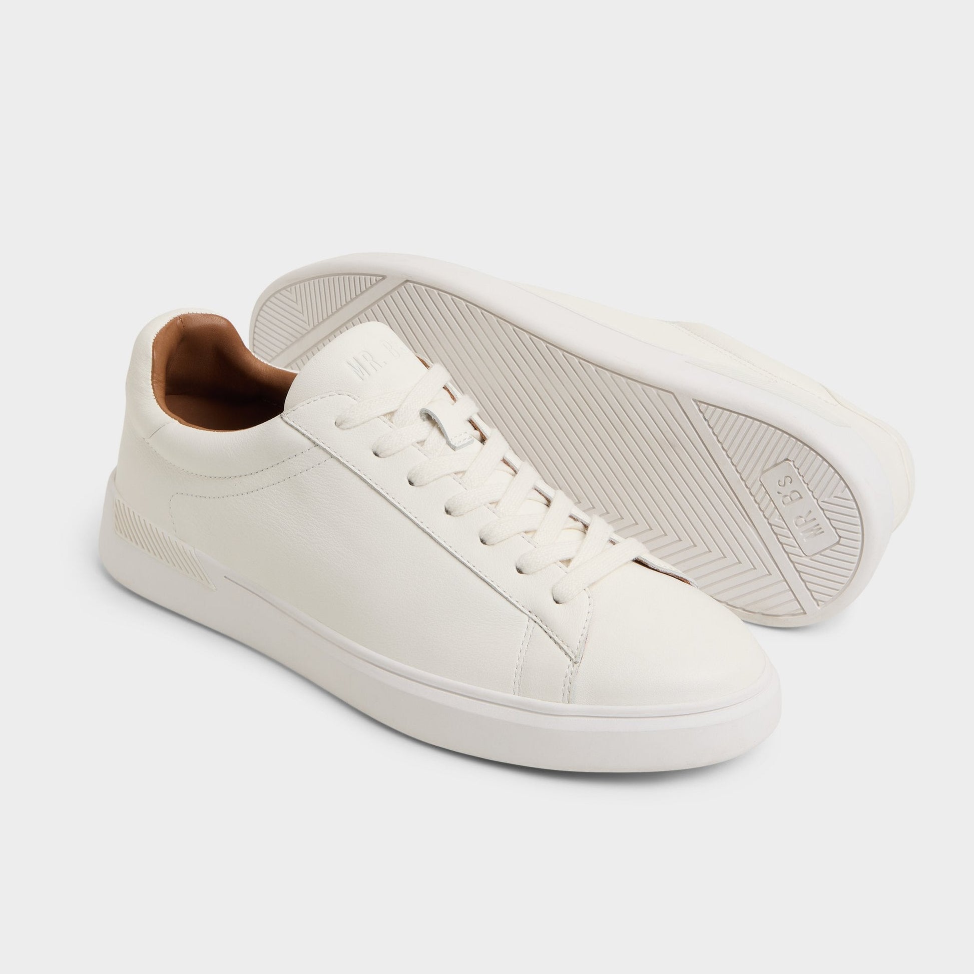 Seeger in White - Low top sneaker, Cup sole - White