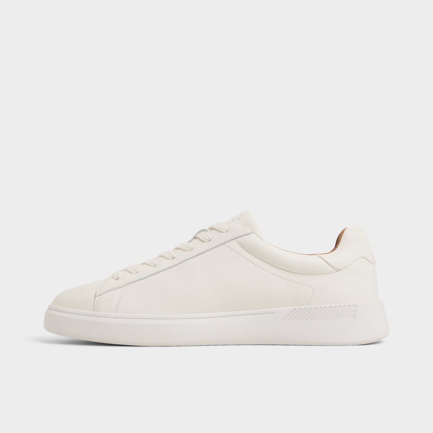 Seeger in White - Low top sneaker, Cup sole - White