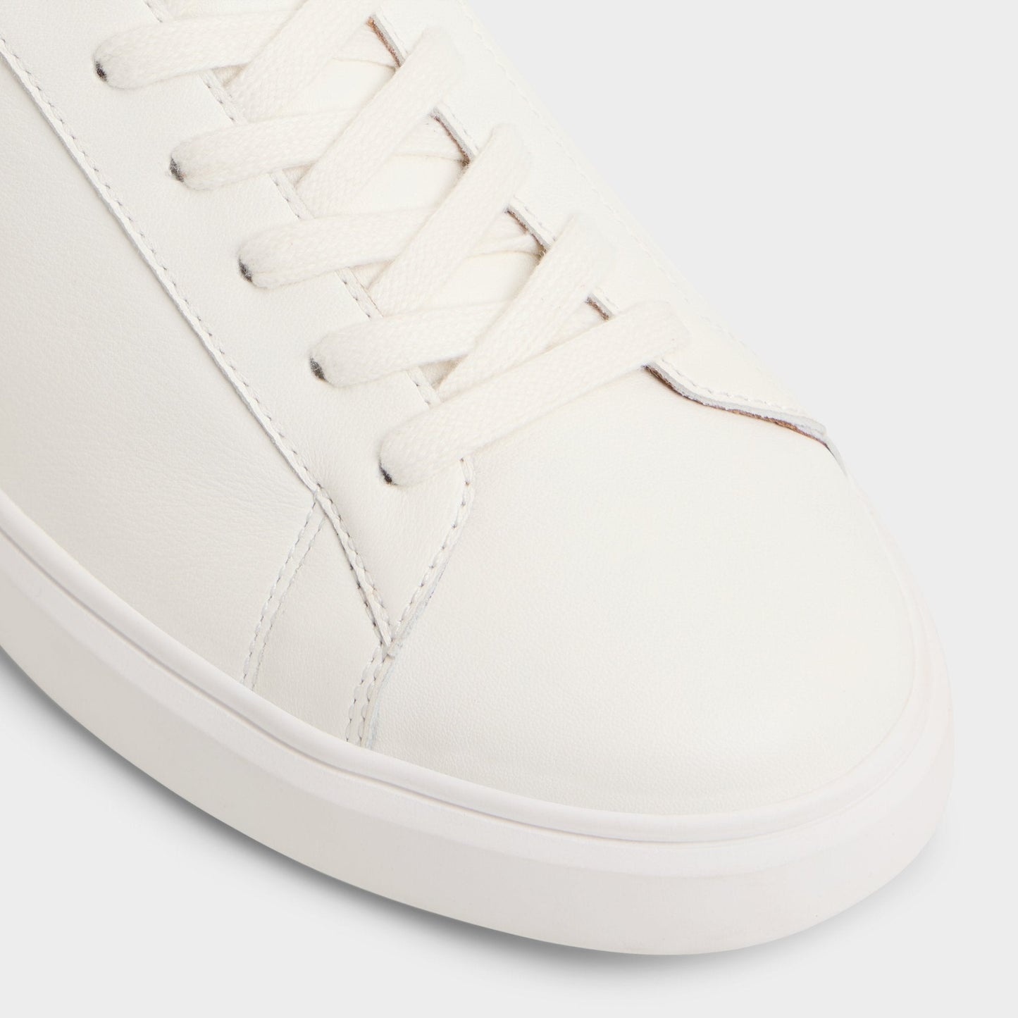 Seeger in White - Low top sneaker, Cup sole - White