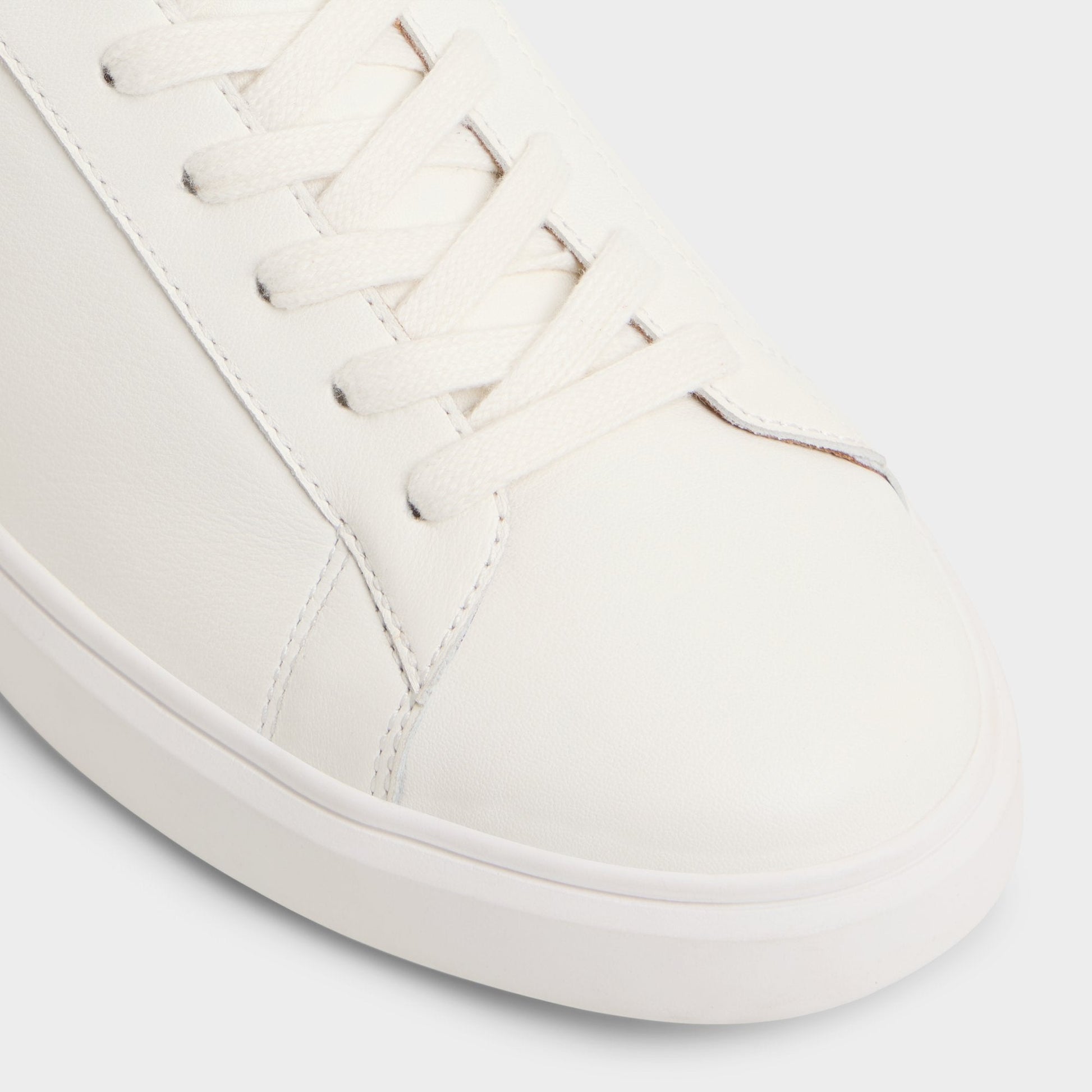 Seeger in White - Low top sneaker, Cup sole - White