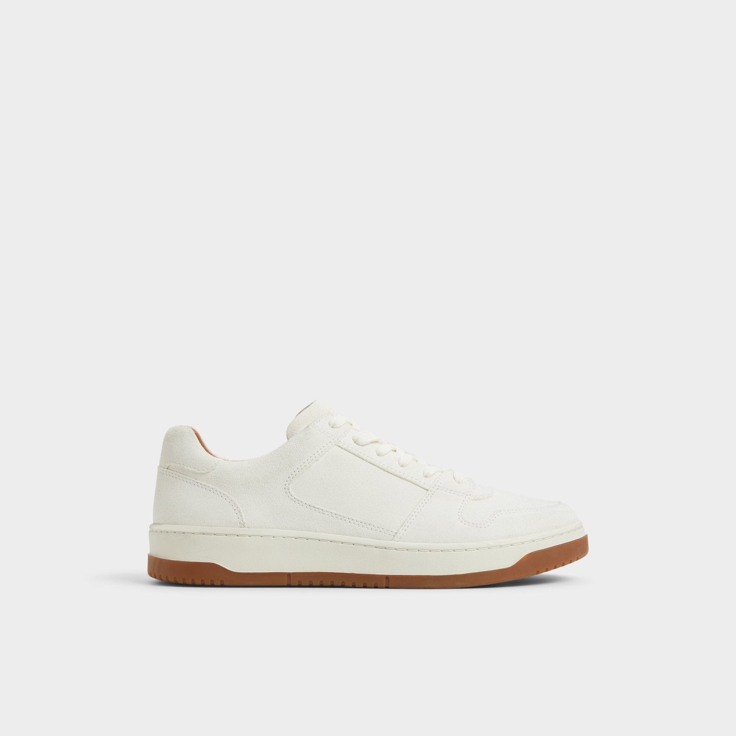 Ludlow White Leather Suede Men's Low top - Low top sneaker - White