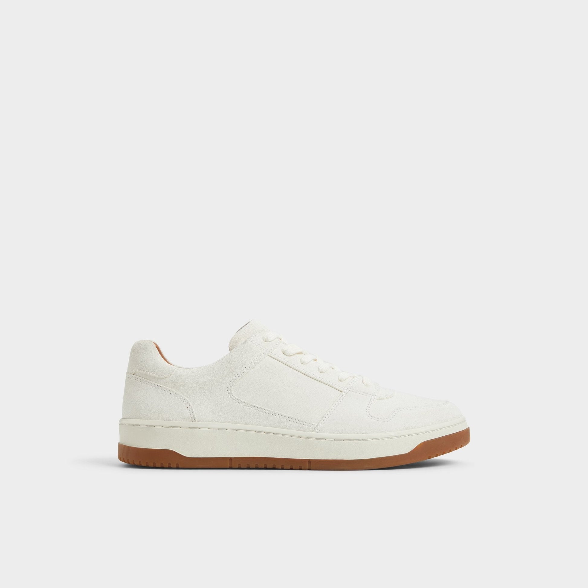 Ludlow White Leather Suede Men's Low top - Low top sneaker - White