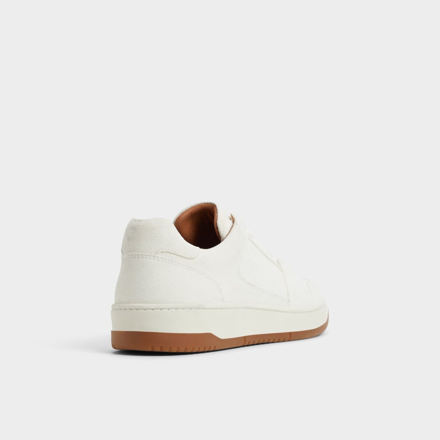 Ludlow White Leather Suede Men's Low top - Low top sneaker - White