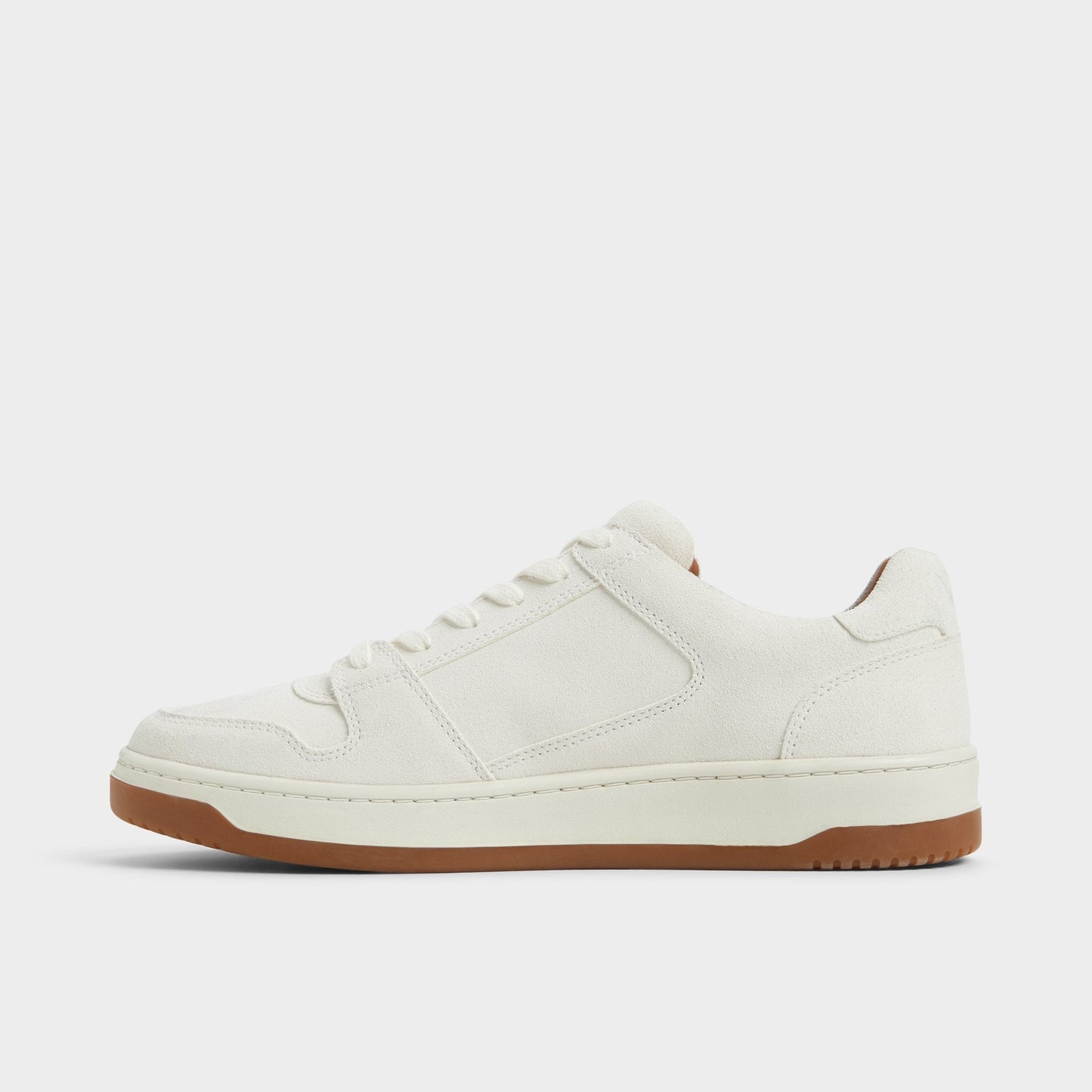 Ludlow White Leather Suede Men's Low top - Low top sneaker - White