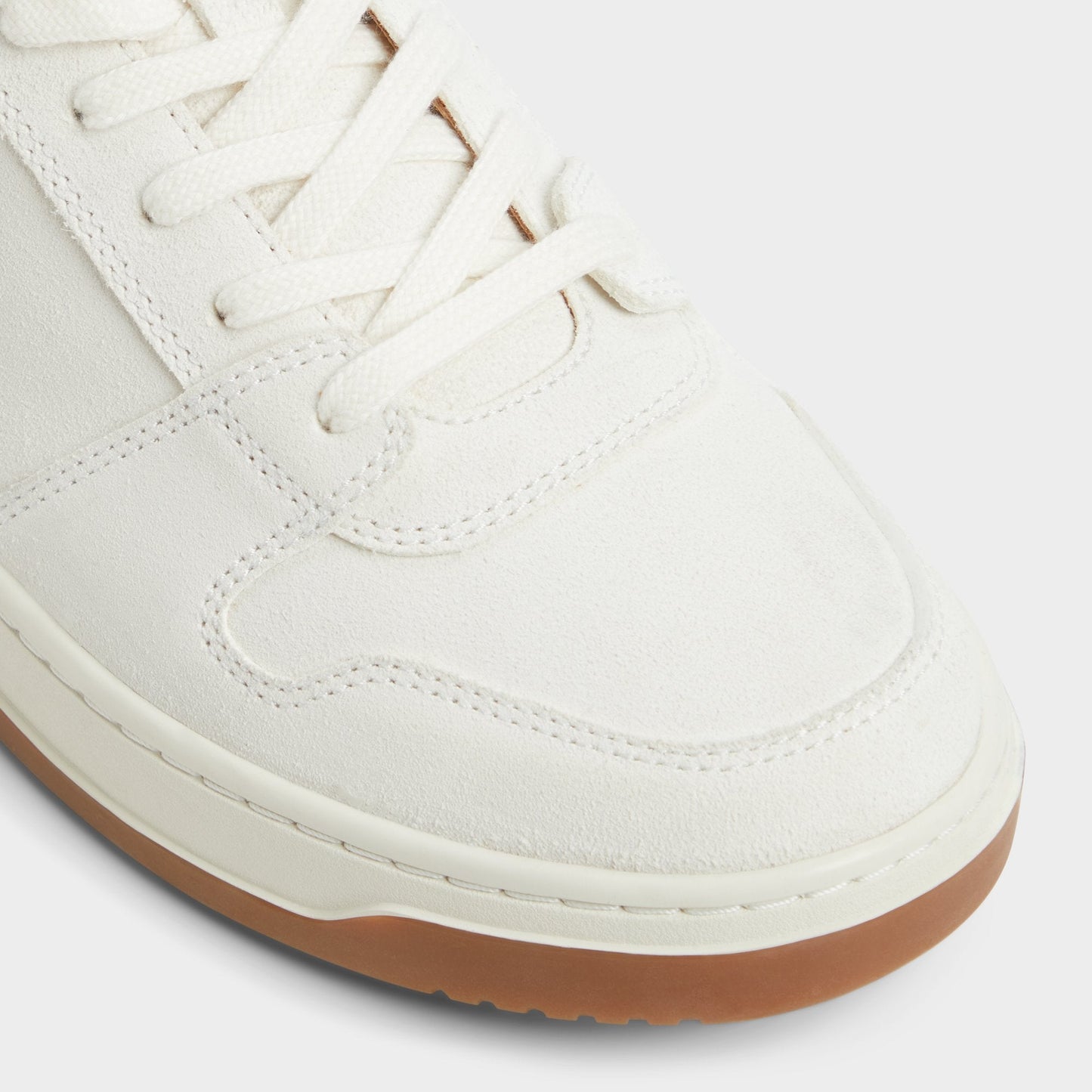 Ludlow White Leather Suede Men's Low top - Low top sneaker - White
