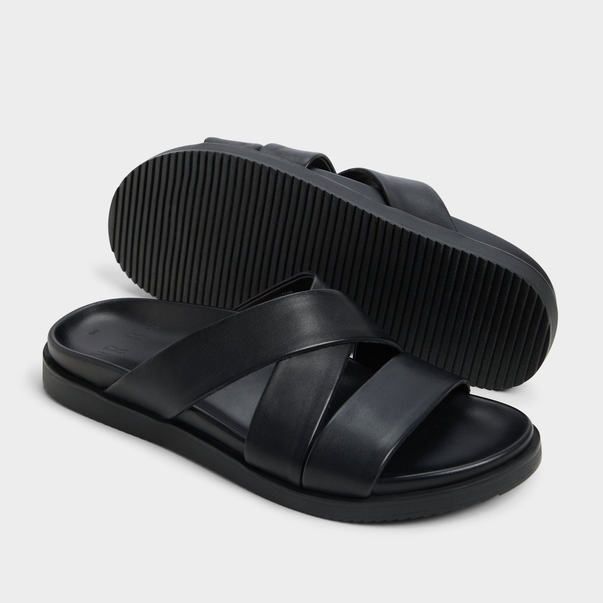 Kairo Black Men's Sandals & Slides - Slide sandal - Black