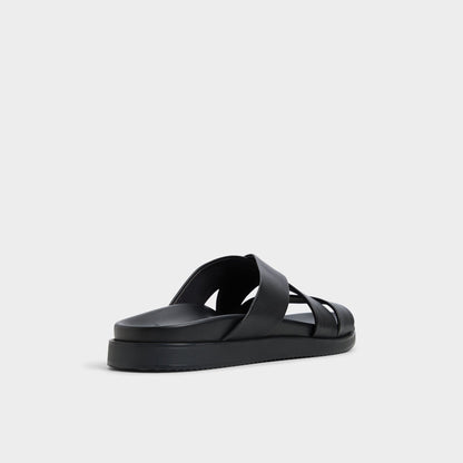Kairo Black Men's Sandals & Slides - Slide sandal - Black