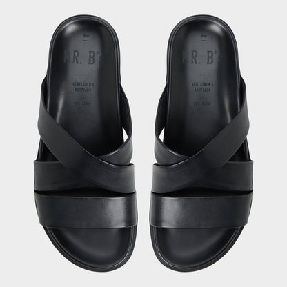 Kairo Black Men's Sandals & Slides - Slide sandal - Black