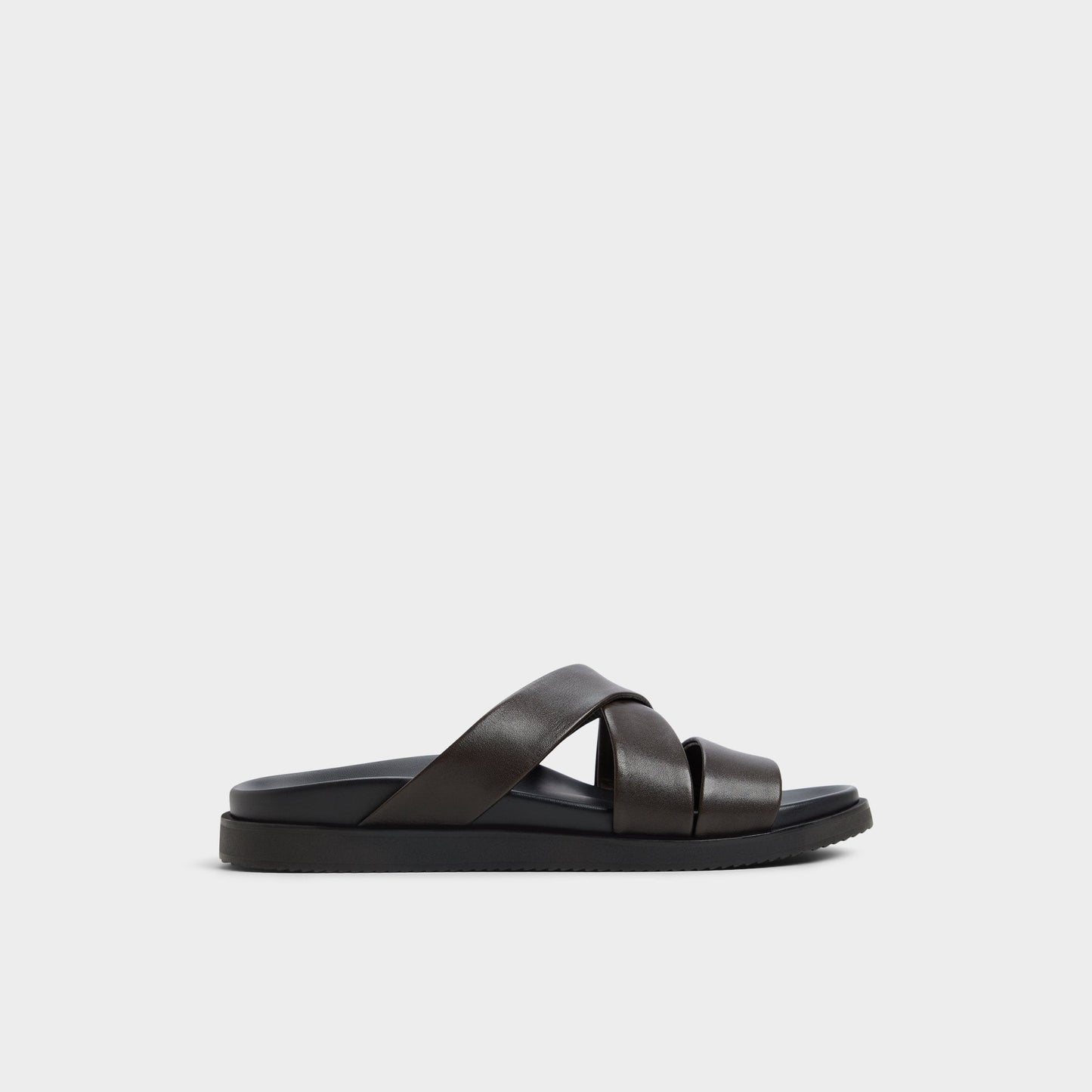 Kairo Dark Brown Men's Sandals & Slides - Slide sandal - Dark Brown