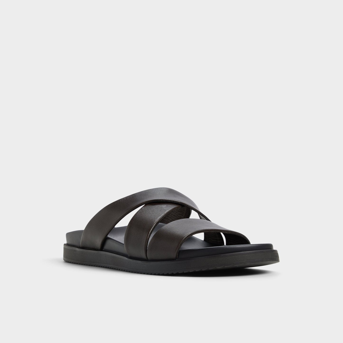 Kairo Dark Brown Men's Sandals & Slides - Slide sandal - Dark Brown