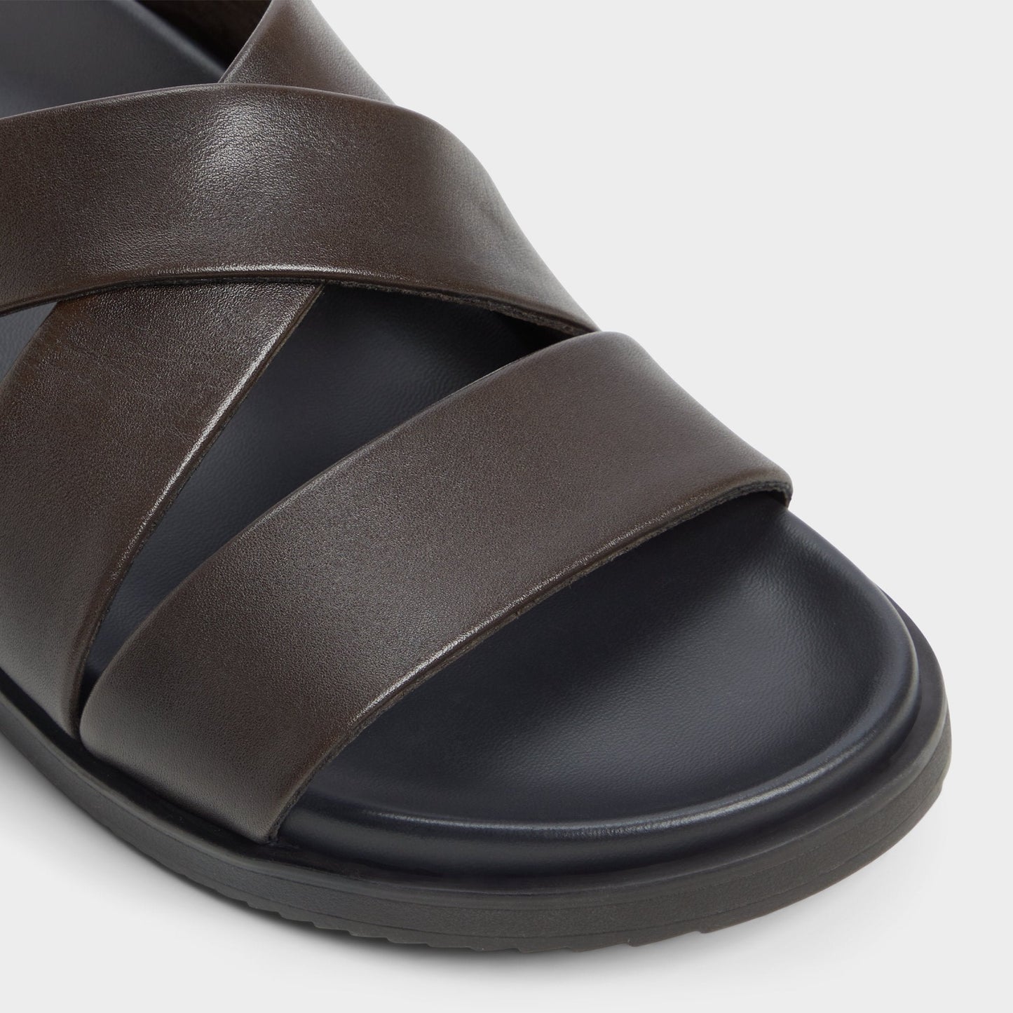 Kairo Dark Brown Men's Sandals & Slides - Slide sandal - Dark Brown