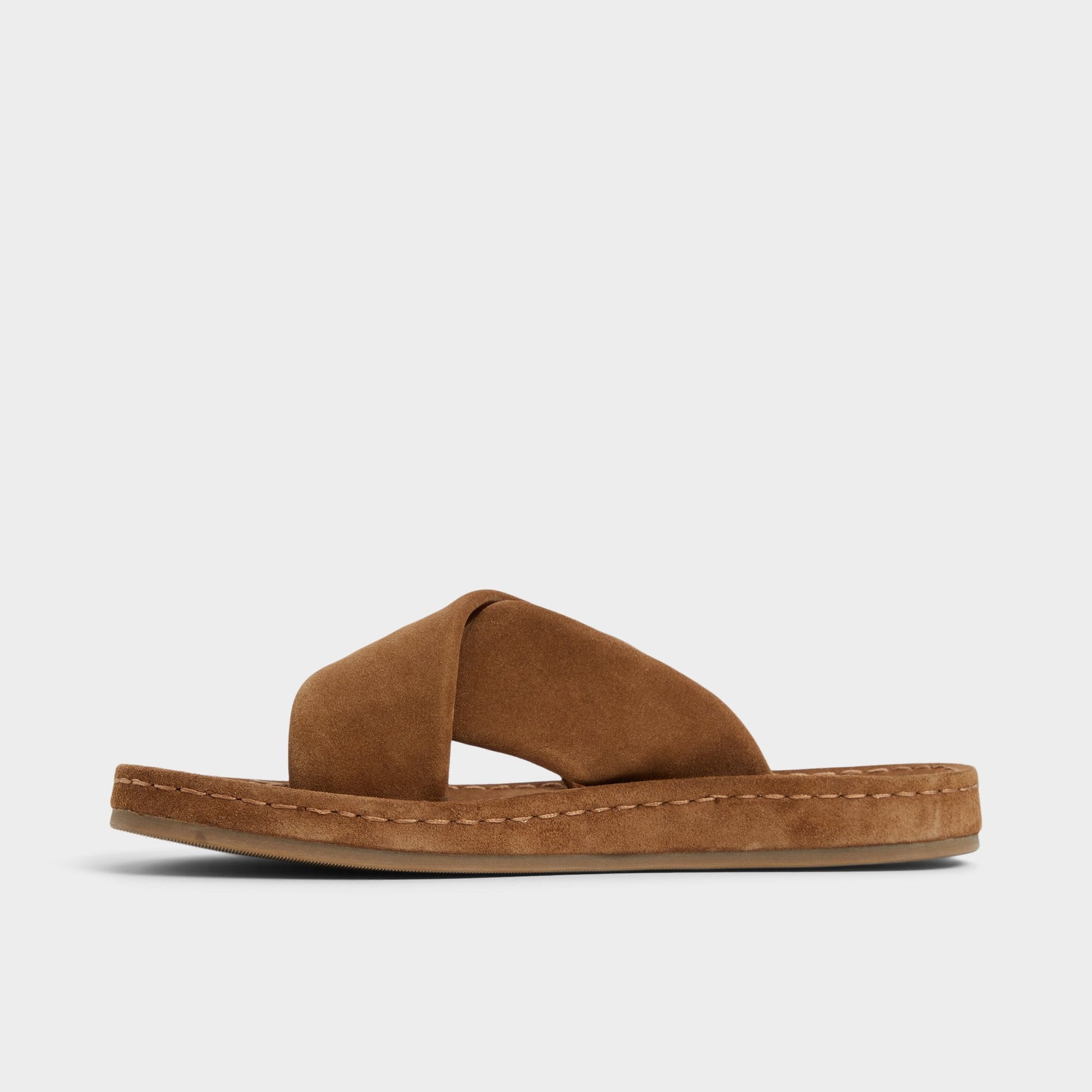 Steele Light Brown Men's Sandals & Slides - Slide sandal - Light brown