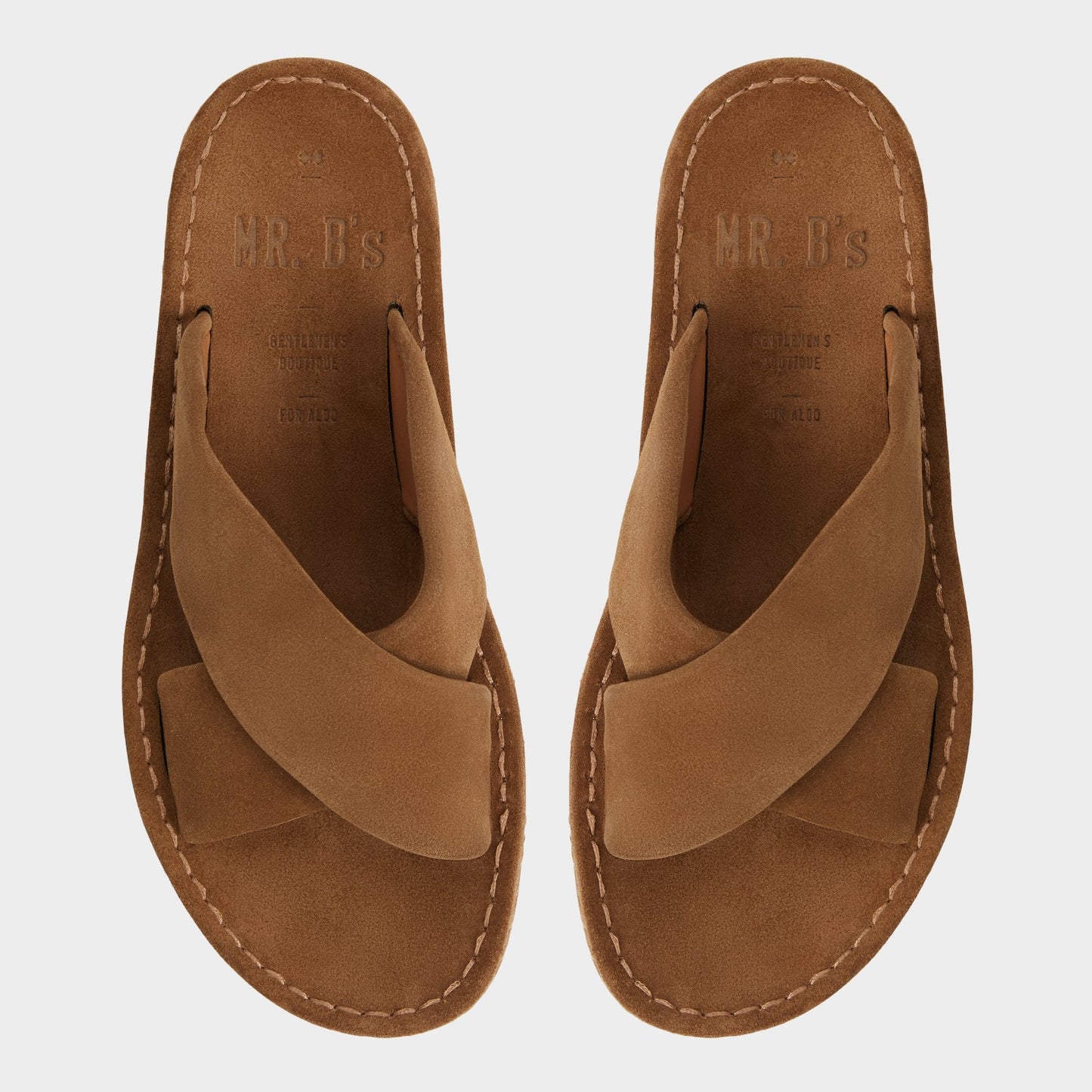 Steele Light Brown Men's Sandals & Slides - Slide sandal - Light brown