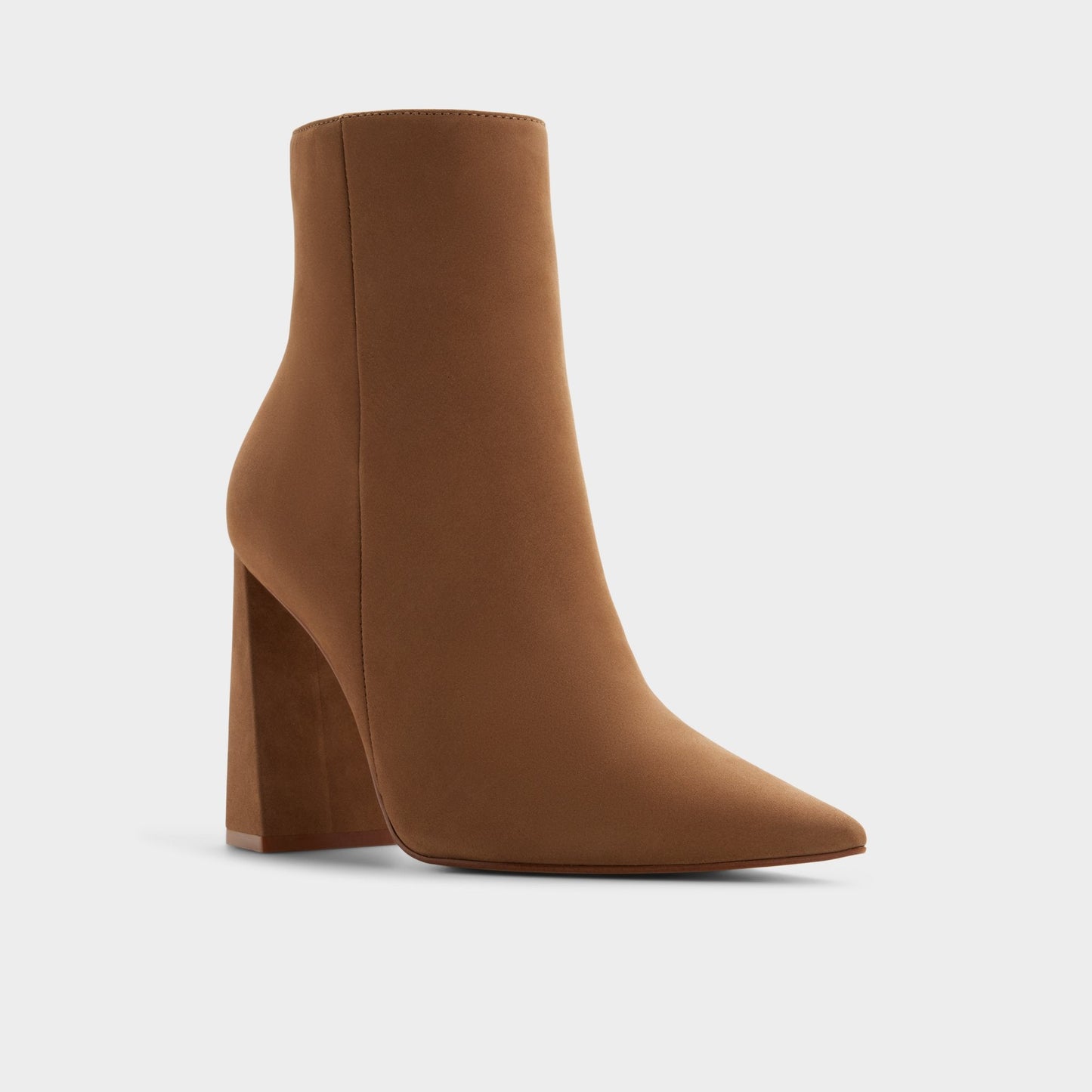 Carredendar in Tan - Ankle boot, Block heel - Tan