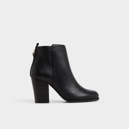 Noemia in Black - Ankle boot, Block heel - Black