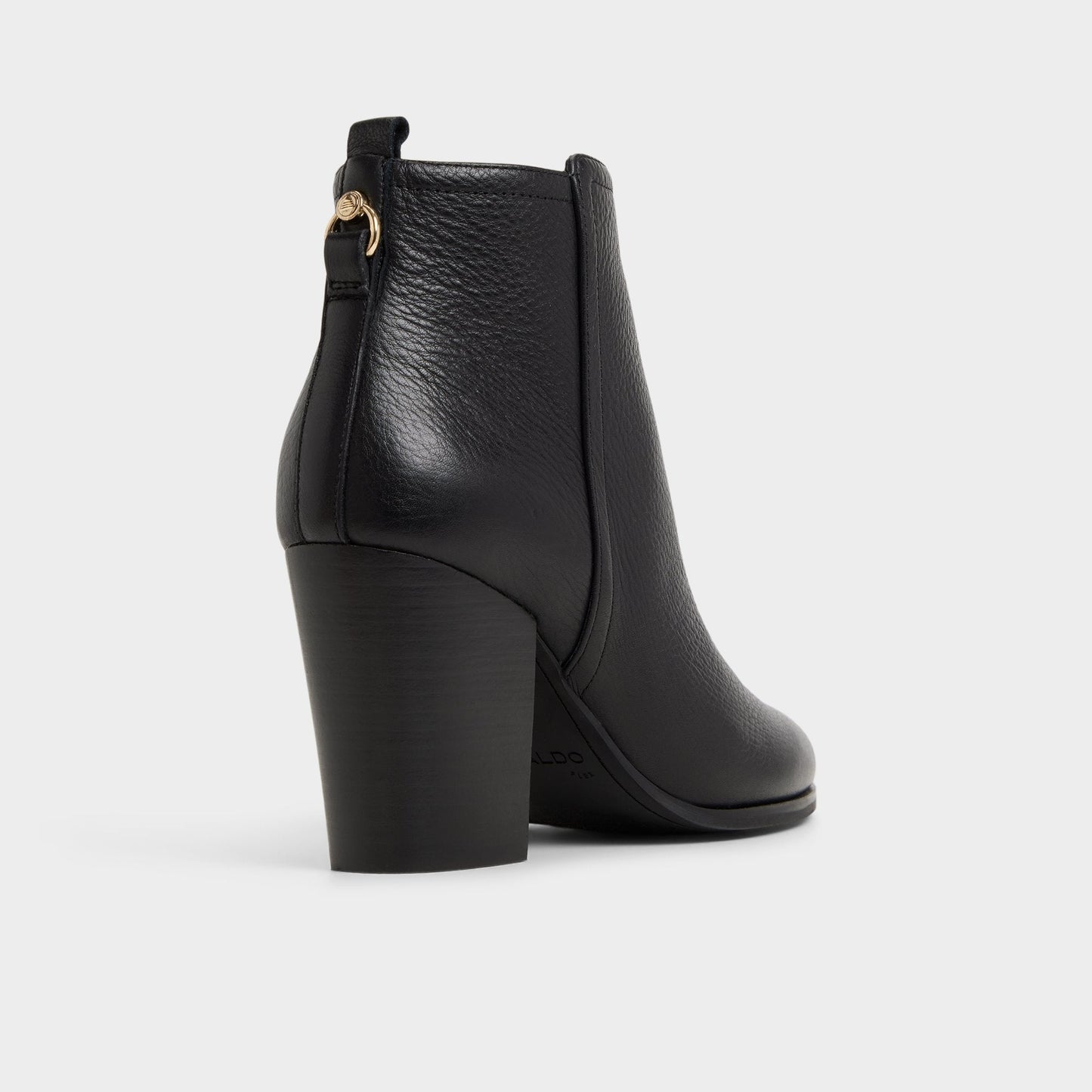 Noemia in Black - Ankle boot, Block heel - Black