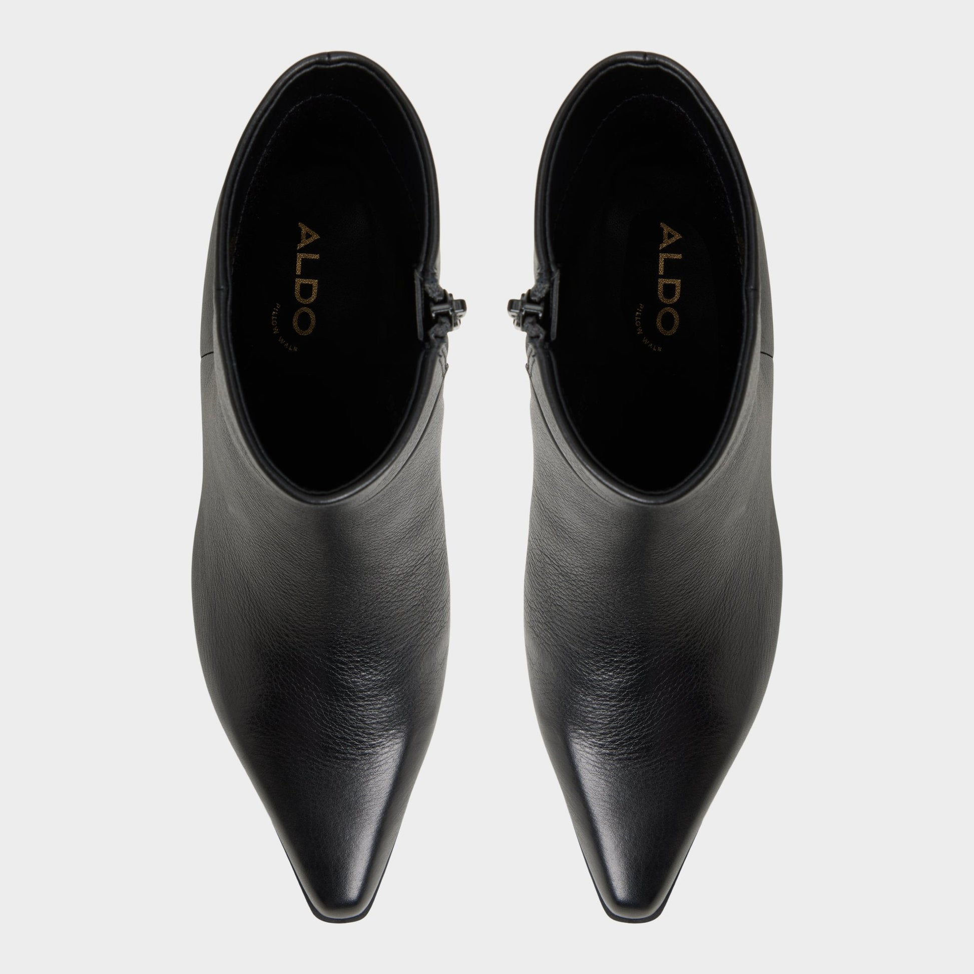 Shanah in Black - Ankle boot, Block heel - Black