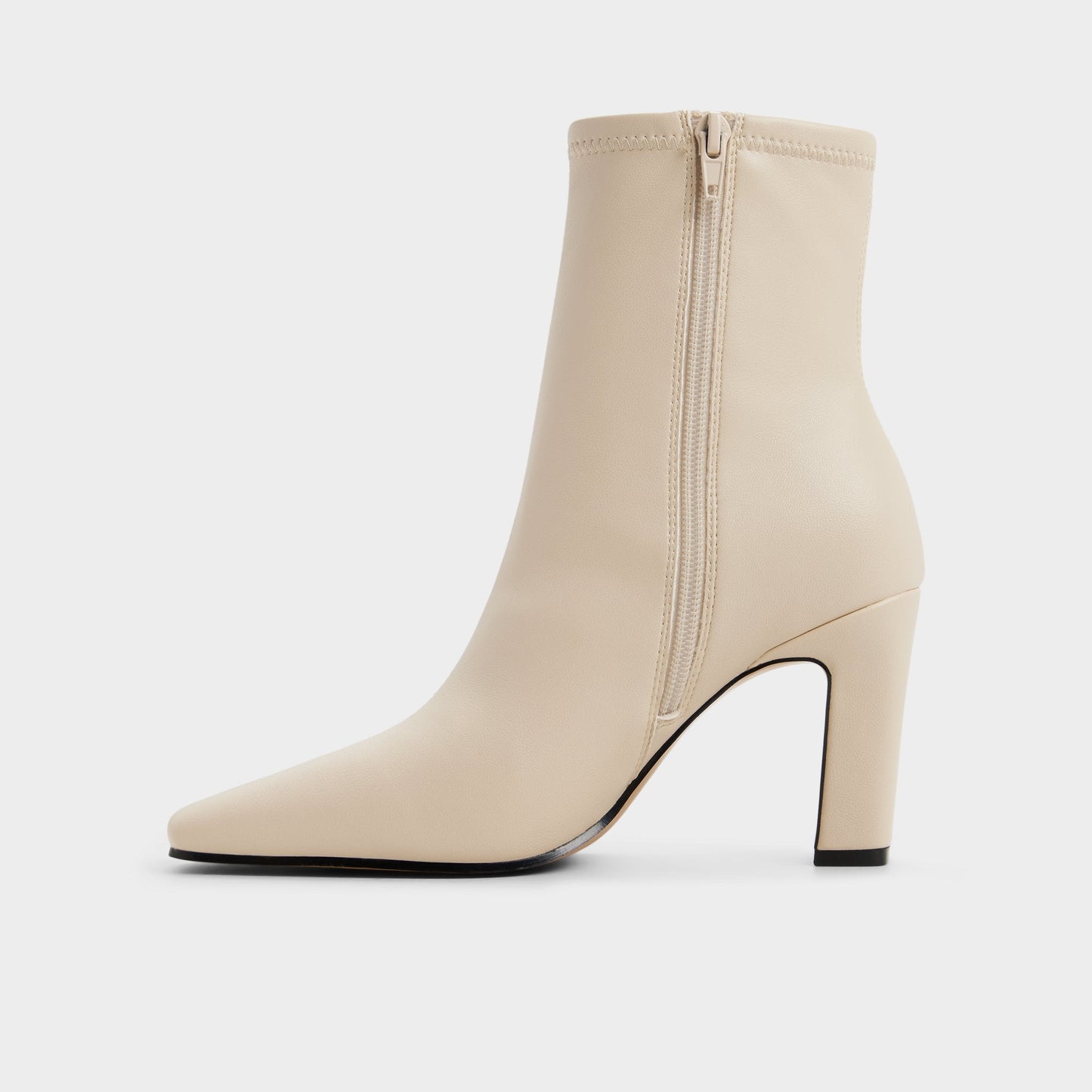 Cybele in Cream - Ankle boot, Block heel - Cream