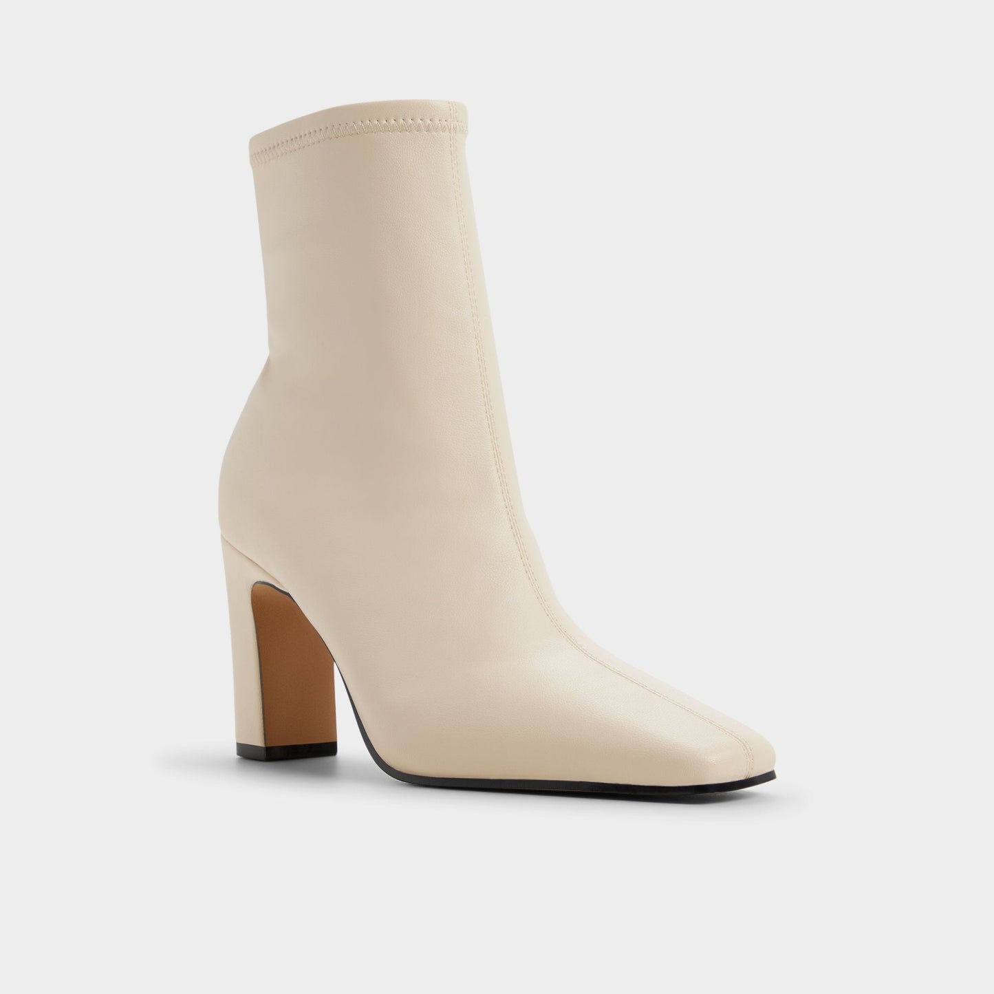 Cybele in Cream - Ankle boot, Block heel - Cream