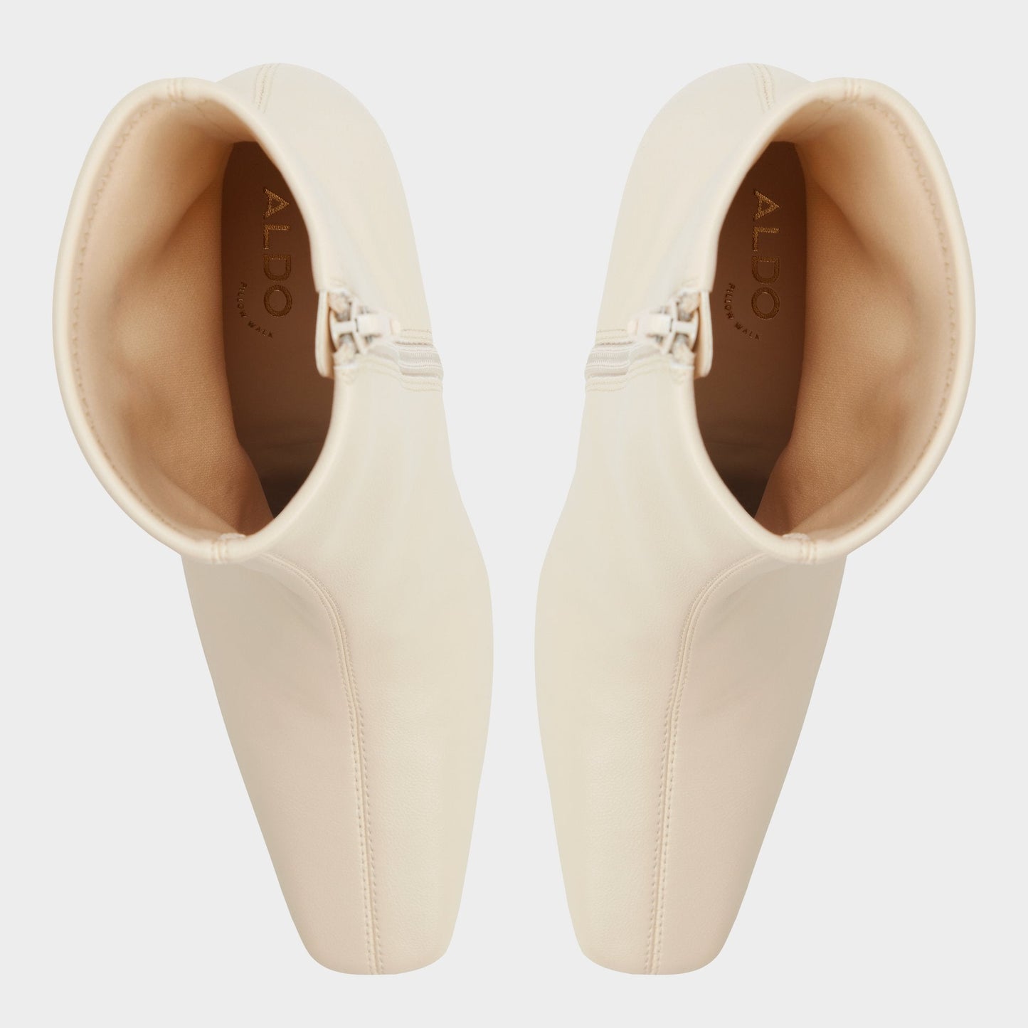 Cybele in Cream - Ankle boot, Block heel - Cream